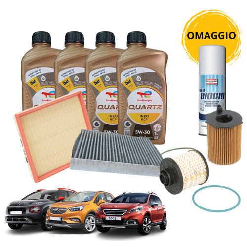 Kit tagliando olio - lt,